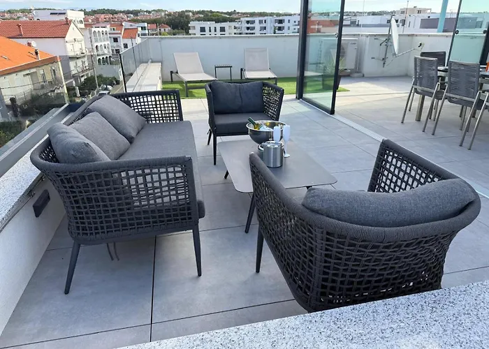 Fux Penthouse Whirlpool Meerblick *