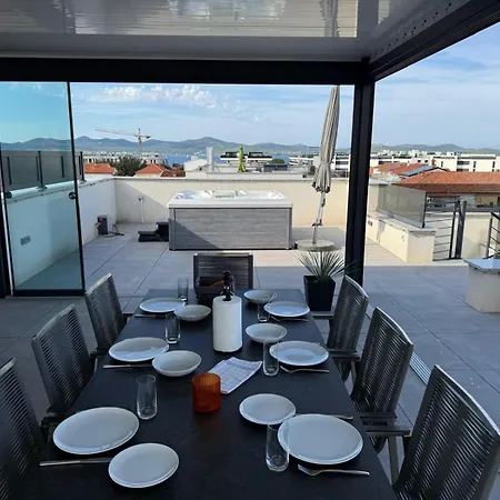 Daire Fux Penthouse Whirlpool Meerblick