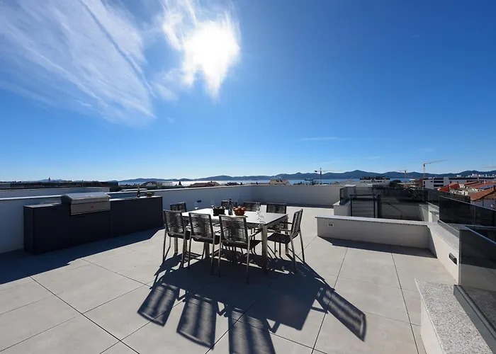 Apartmán Fux Penthouse Whirlpool Meerblick Zadar